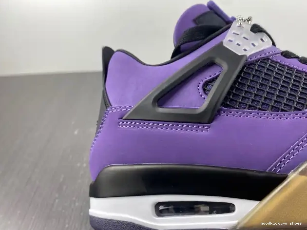 Scott LN4 (Friends and Jordan 4 766296 Retro Family) Purple Travis 0506